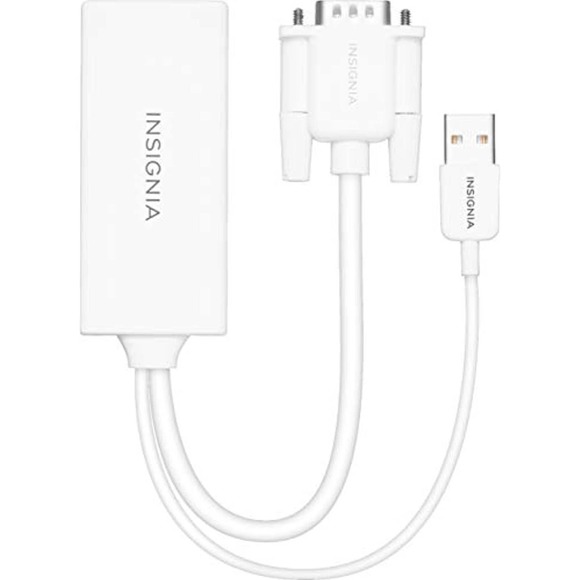 Insignia™ - NS-PCAVH VGA to HDMI Adapter - White - Picture 3 of 9